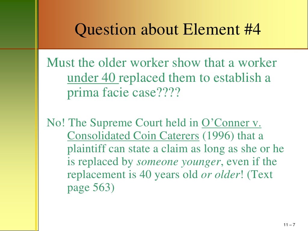 Outline for age discrimination image