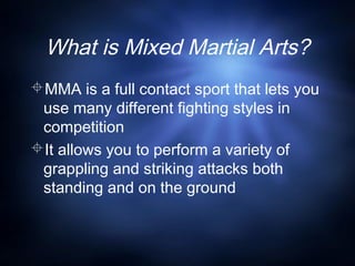 What Mma Include Mma 1212077533934085-9 final | PPT