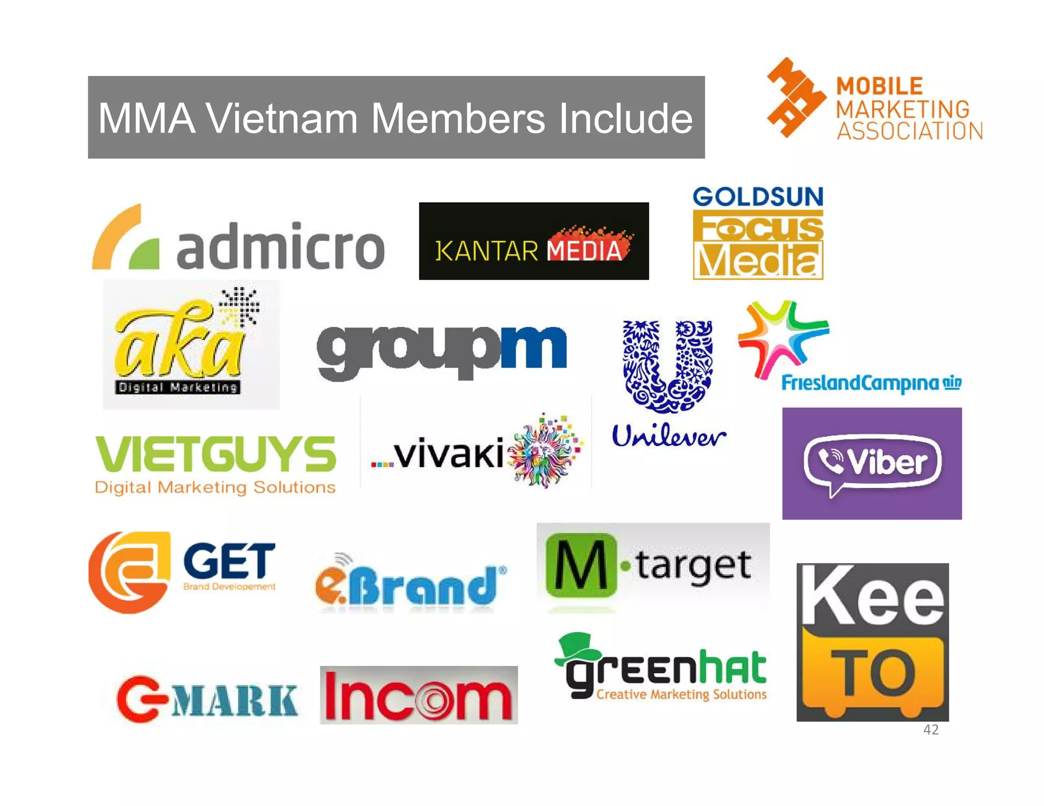 MMA Vietnam Members Include

42

 