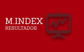 M.INDEX
RESULTADOS
 