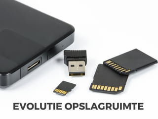 EVOLUTIE OPSLAGRUIMTE
 