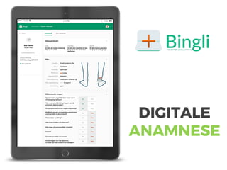 DIGITALE
ANAMNESE
 
