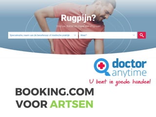 BOOKING.COM
VOOR ARTSEN
 