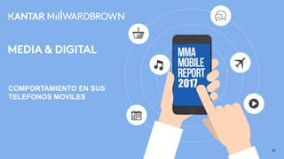 COMPORTAMIENTO  EN  SUS  
TELEFONOS  MOVILES
27
2017
 