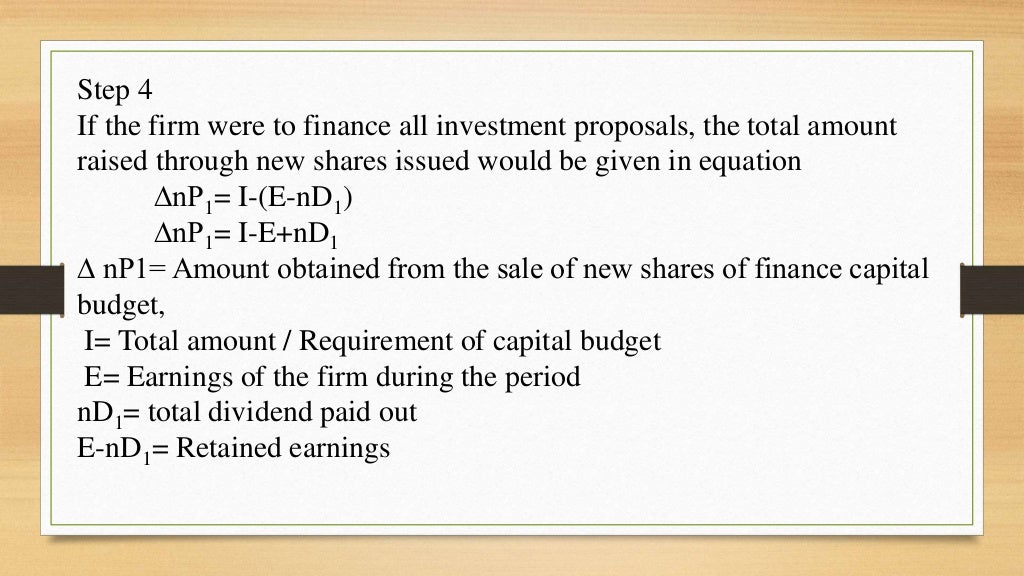 Mm approach of dividend policy