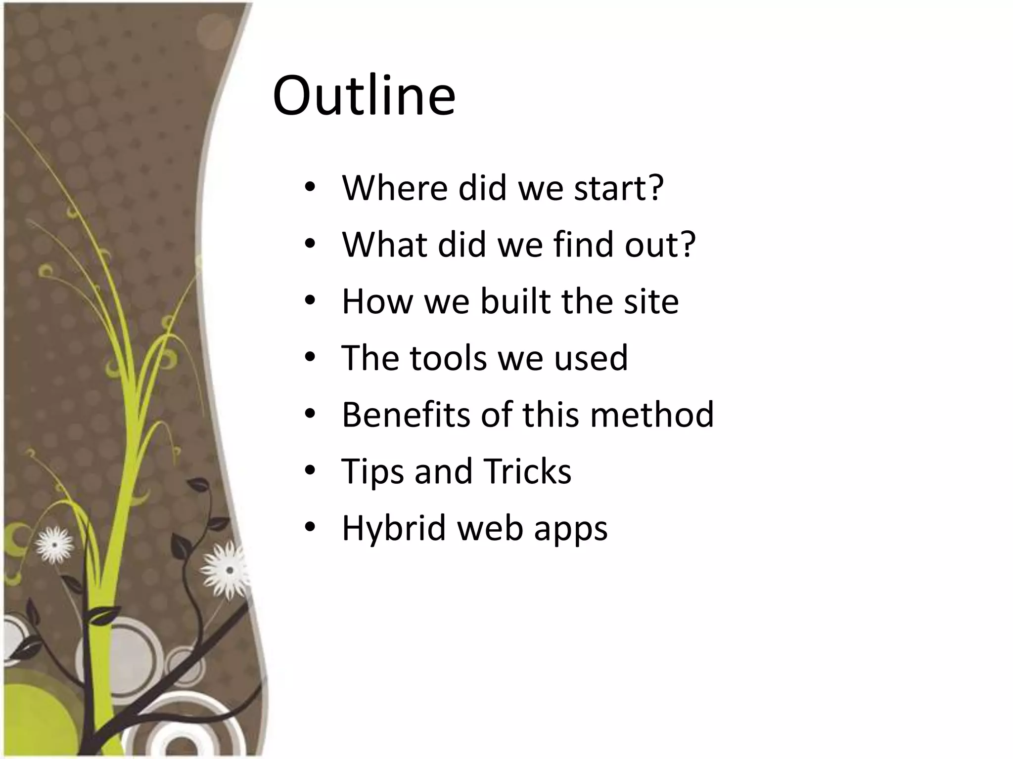 Usability testing & User centred design