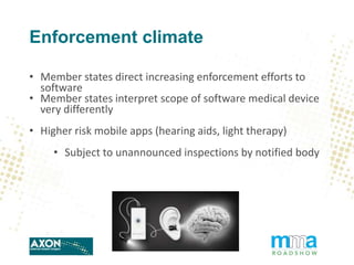 Enforcement climate
• Member states direct increasing enforcement efforts to
software
• Member states interpret scope of s...