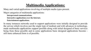 Multimedia Communications Module 1 Notes | PDF