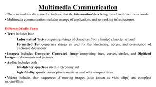 Multimedia Communications Module 1 Notes | PDF