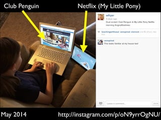 http://instagram.com/p/oN9yrrOgNU/May 2014
Club Penguin Netﬂix (My Little Pony)
 