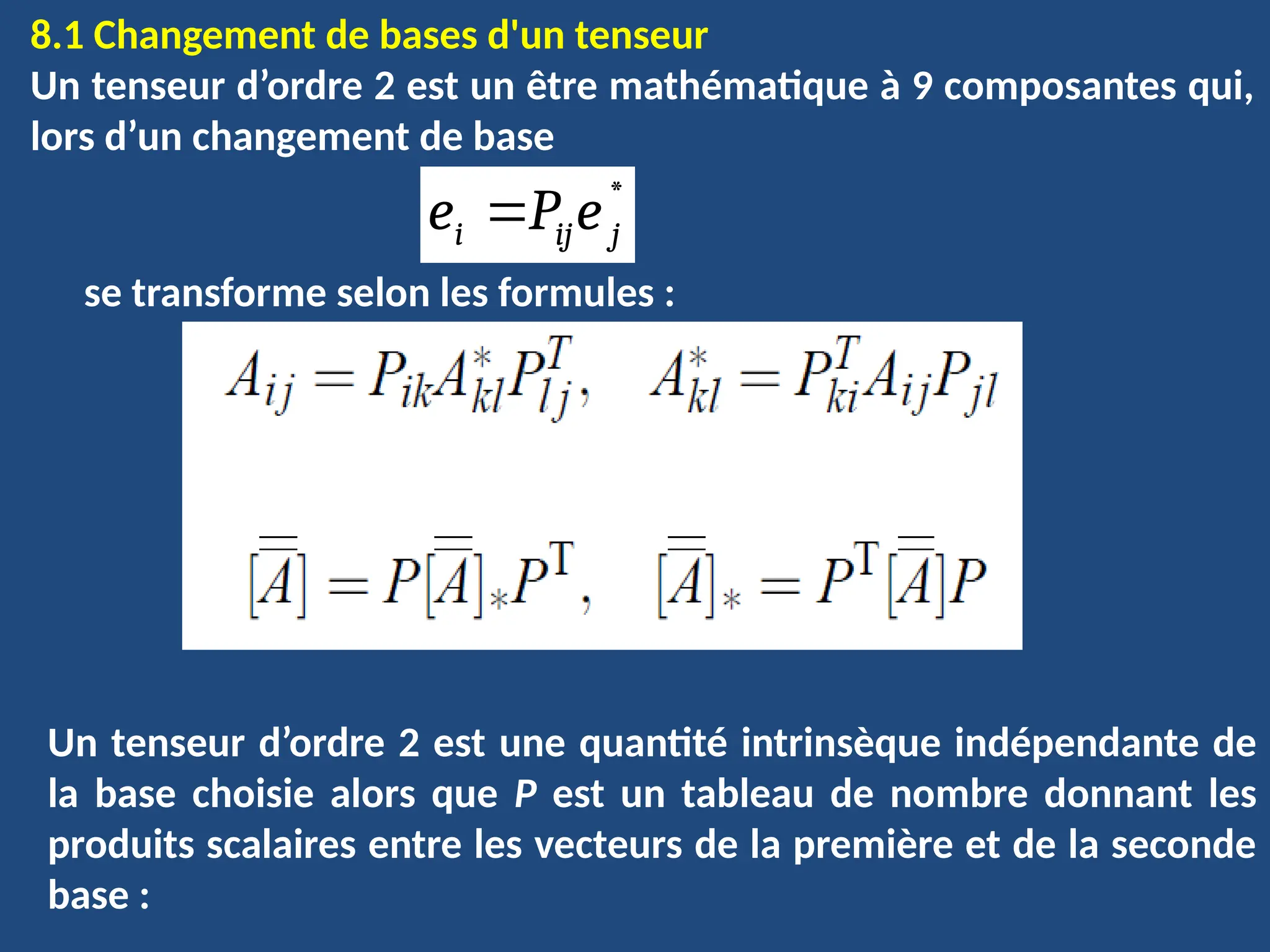 Éléments de Calcul tensoriel A. Lichnero elements de calcul tensoriel MMC CH 2.pptx