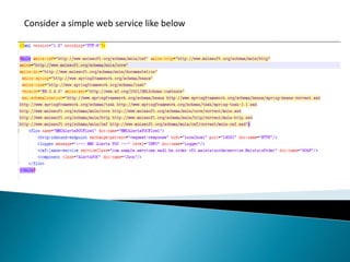 Consider a simple web service like below
 