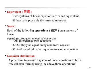 System of Linear Equations Single Variable | PPTX