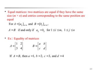Introduction to Matrices for Mathematics .pptx