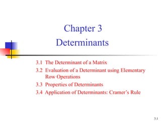 Comprehensive Guide to Matrix Determinants and Their Applications in ...