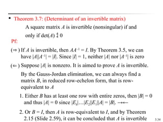 Invertrible Square Matrix Example Comprehensive Guide to Matrix Determinants and Their Applications in ...