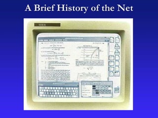 A Brief History of the Net
 