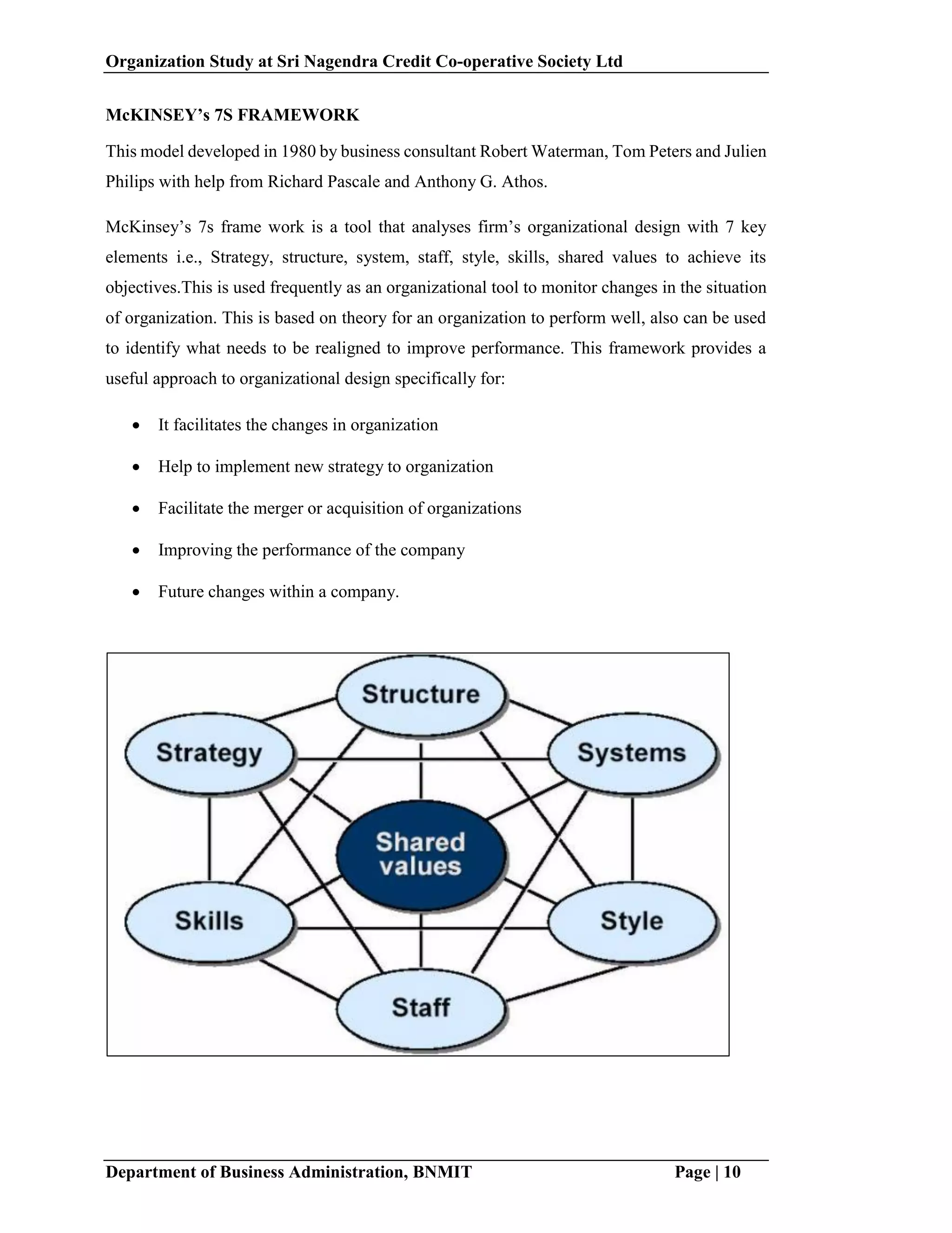 Organization study of credit co-operative society | PDF
