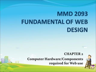 CHAPTER 2 Computer Hardware/Components required for Web use 