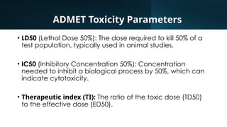MMDD.pptx admet properties and pharmacokinetics | PPTX