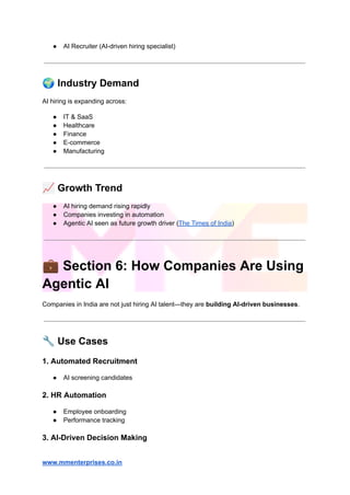 Agentic AI Recruitment in India: 2026 Salary & Business Guide | PDF