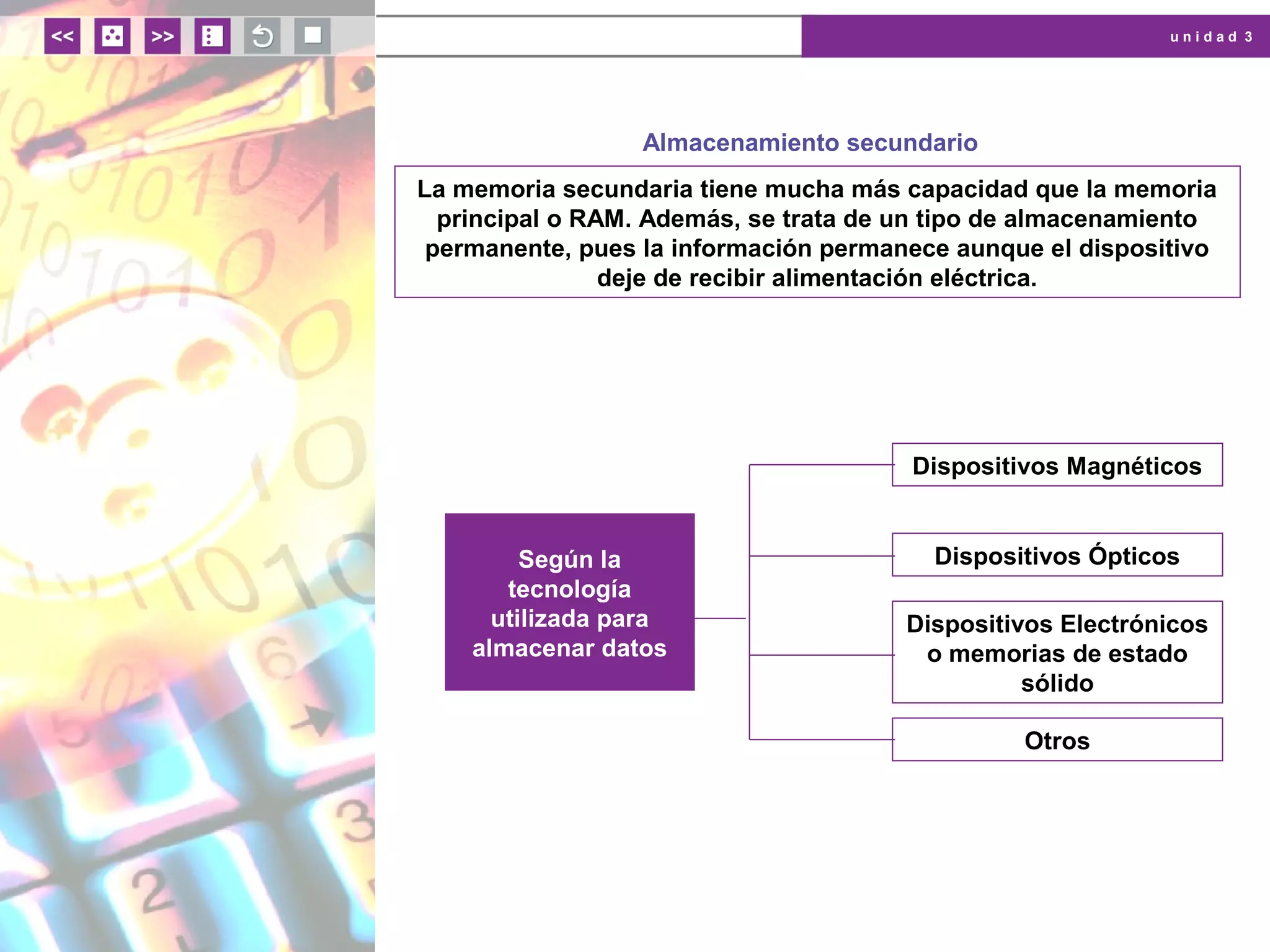 Unidad 3 La Memoria Secundaria PPT