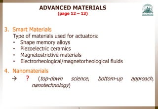 Smart Materials Types Mme 323 materials science week 1 - intro to materials science ...