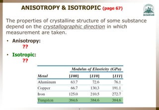 Mme 323 materials science week 3 - fundamental of crystallography | PPTX