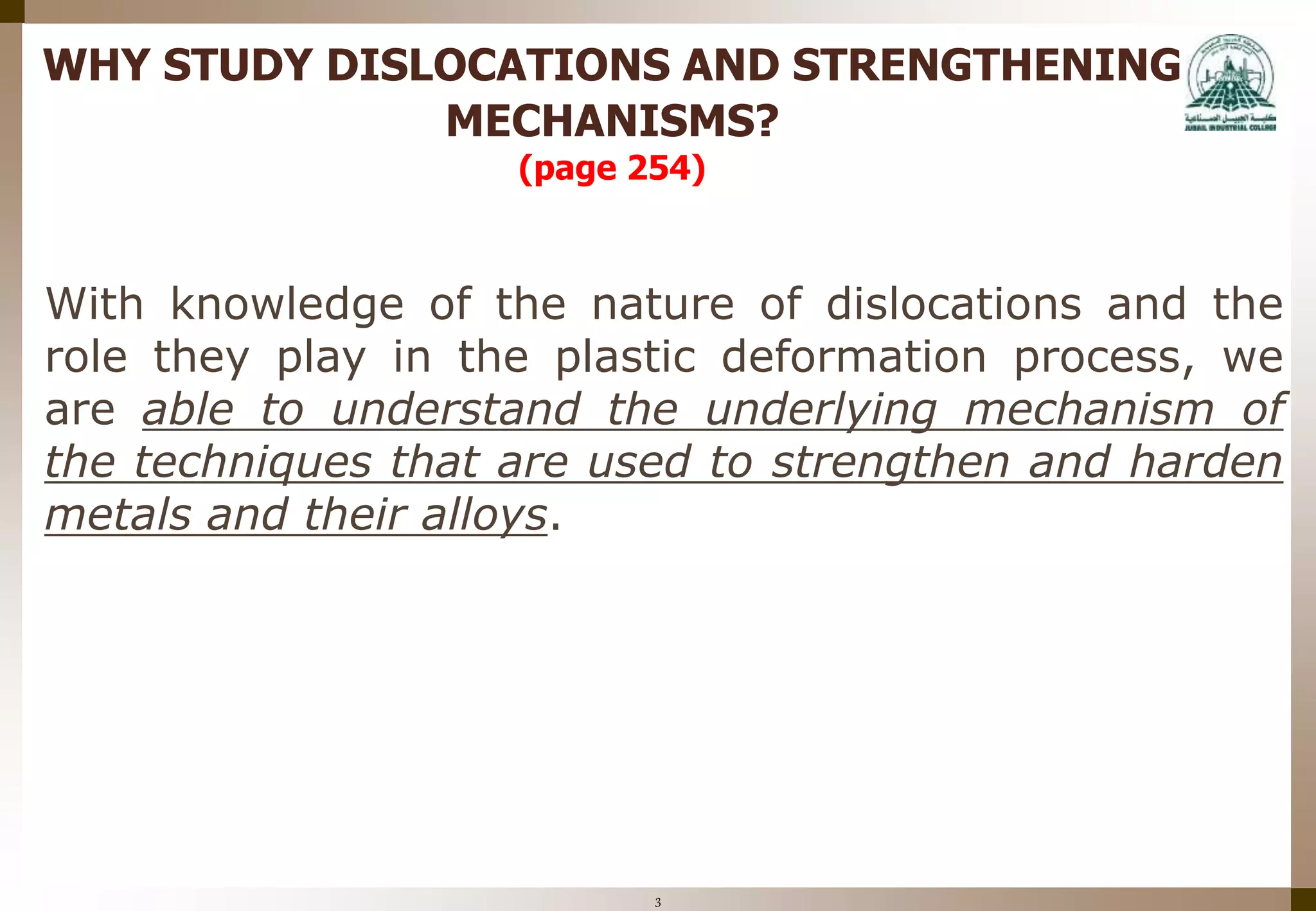 Mme 323 materials science week 7-8 - dislocations & strenghtening ...