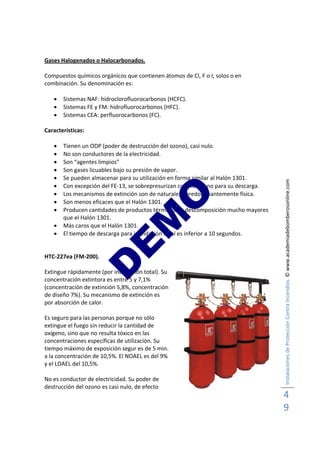 Instalaciones de Protección Contra Incendios_DEMO | PDF