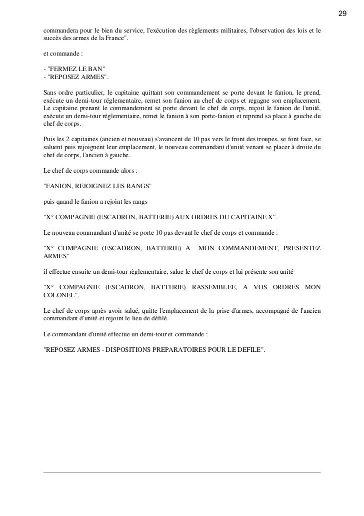 Memento Du Ceremonial Militaire
