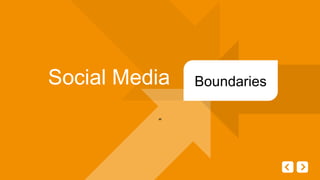 Social Media   Boundaries

          “
 