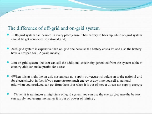 Mme Solar Off Grid On Grid Solar System