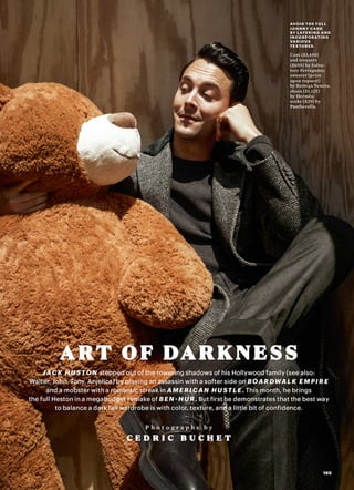 Actor Jack Huston Styled by Matthew Marden for Esquire 