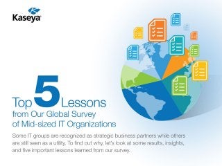 Top 5 Lessons from Kaseya 2015 IT Operations Survey