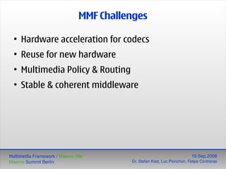 Maemo Multimedia Framework