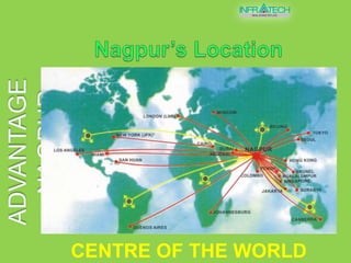 Nagpur’s LocationADVANTAGE NAGPURCentre of the world