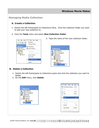 Movie Maker Help Sheet