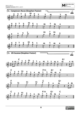 MARCELO MELLO -
Songbook harmonica (2014) - parte A
6
2. Camptown Races (Stephen Foster)
3. Oh Suzana (Stephen Foster)
 