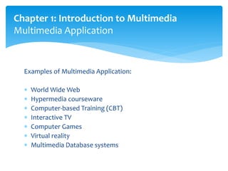 Multimedia Design Chapter 1 | PPTX