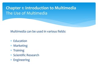 Multimedia Design Chapter 1 | PPTX