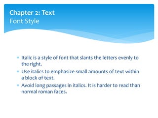 Multimedia Design Chapter 2 | PPTX