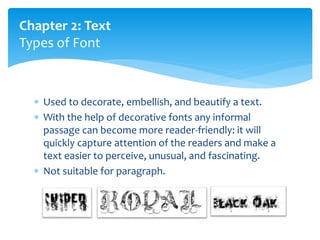 Chapter 2 Simple Font Multimedia Design Chapter 2 | PPTX
