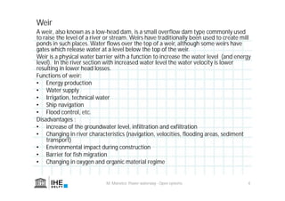 Comprehensive Overview of Open Power Waterways and Hydropower Systems | PDF