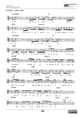 MARCELO MELLO -
Apostila de Harmonia (2014)
109
b) DJAVAN - Nem um dia
 