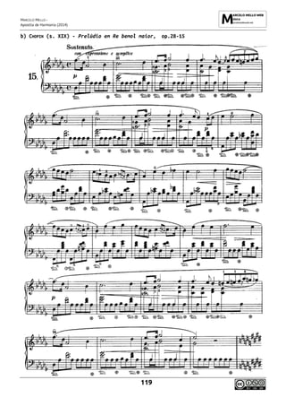 MARCELO MELLO -
Apostila de Harmonia (2014)
119
b) CHOPIN (s. XIX) - Prelúdio em Re bemol maior, op.28-15
 