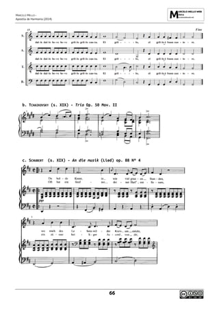 MARCELO MELLO -
Apostila de Harmonia (2014)
66
b. TCHAIKOVSKY (s. XIX) - Trio Op. 50 Mov. II
c. SCHUBERT (s. XIX) - An die musik (Lied) op. 88 Nº 4
 