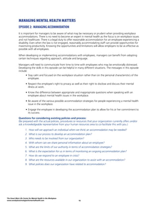 managing mental health in the workplace - a leaders guide | PDF