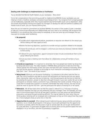 managing mental health in the workplace - a leaders guide | PDF