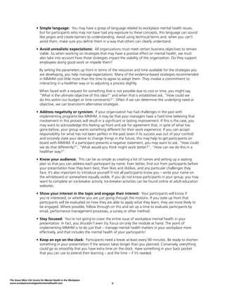 managing mental health in the workplace - a leaders guide | PDF